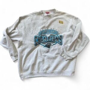 Vintage Retro Carolina Panthers 2003 NFC Champions Super Bowl XXXVIII Sweatshirt